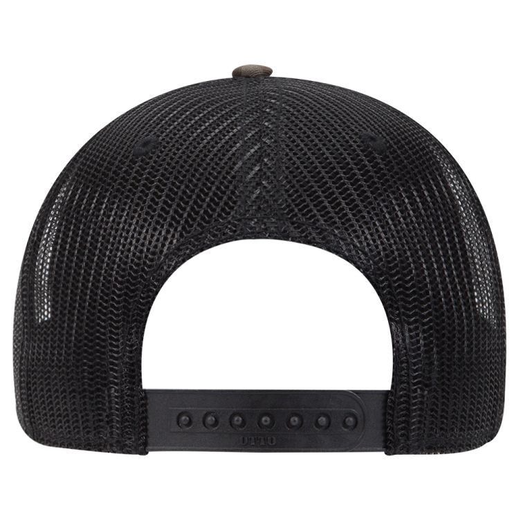 105-1247 OTTO CAP Camouflage 6 Panel Low Profile Mesh Back Trucker Hat
