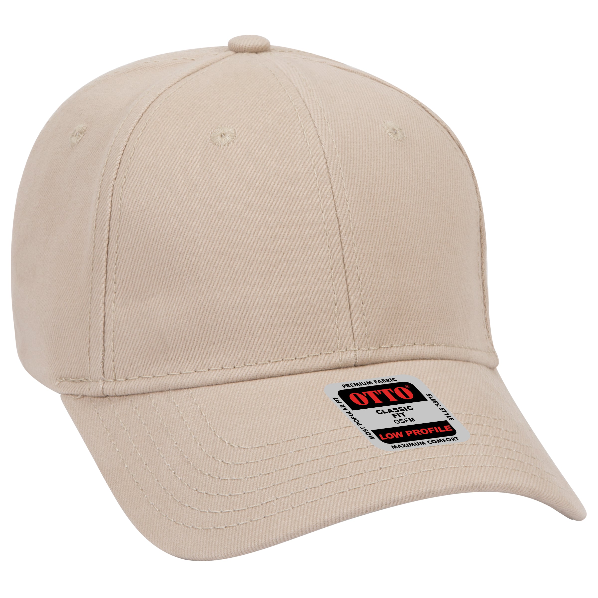 19-251 OTTO CAP 6 Panel Low Profile Baseball Cap