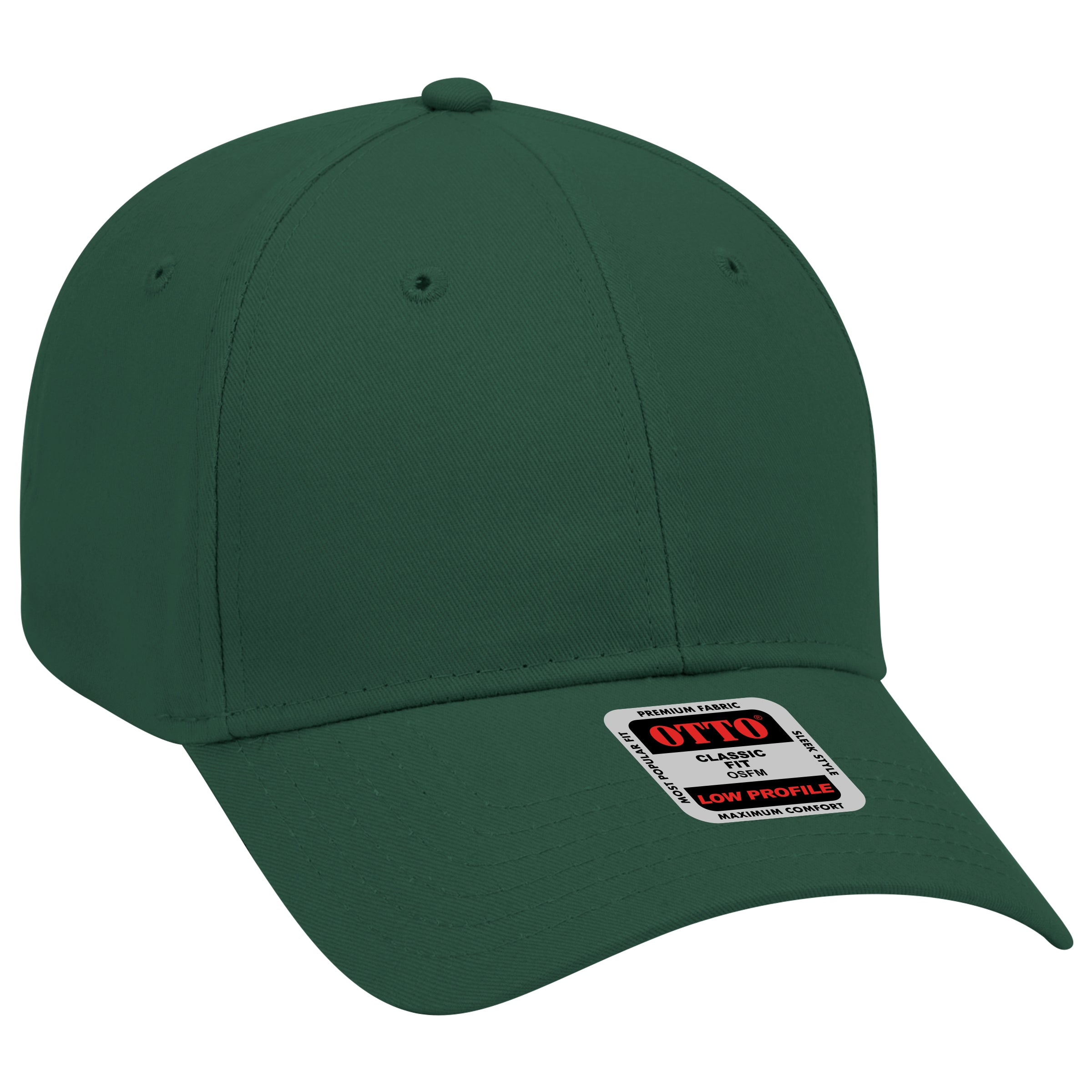 19-503 OTTO CAP 6 Panel Low Profile Baseball Cap