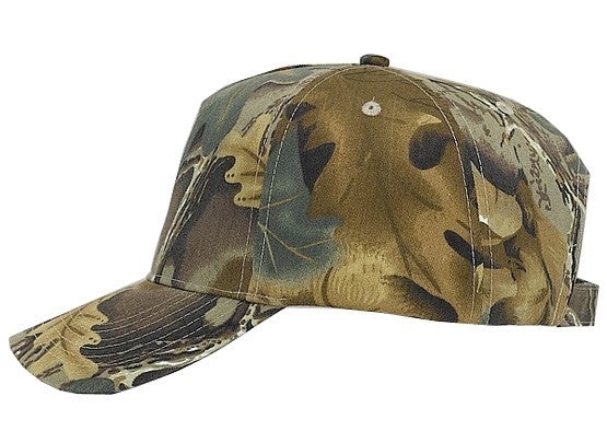 120-838 OTTO CAP Camouflage 5 Panel Mid Profile Style Cap