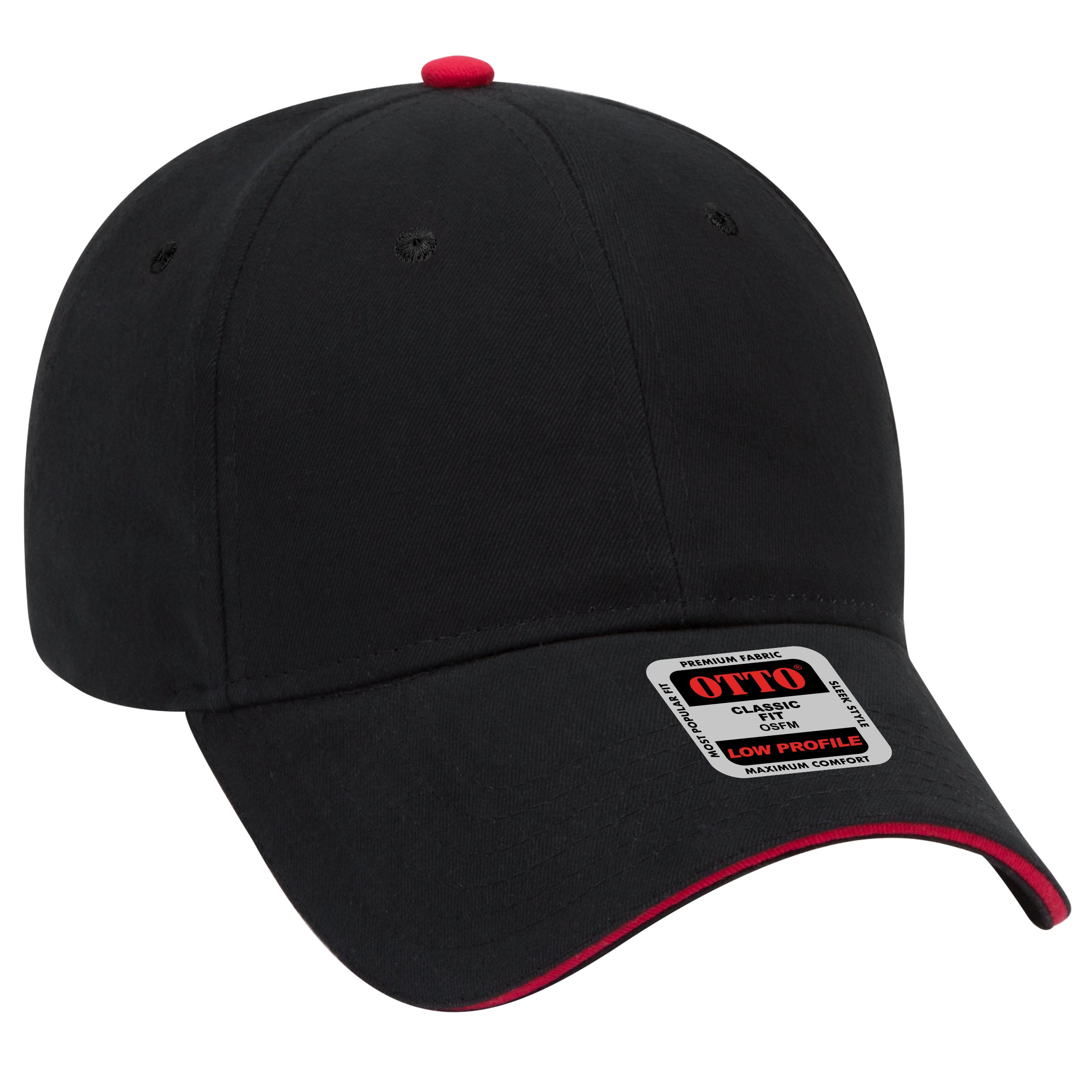 23-430 OTTO CAP 6 Panel Low Profile Baseball Cap