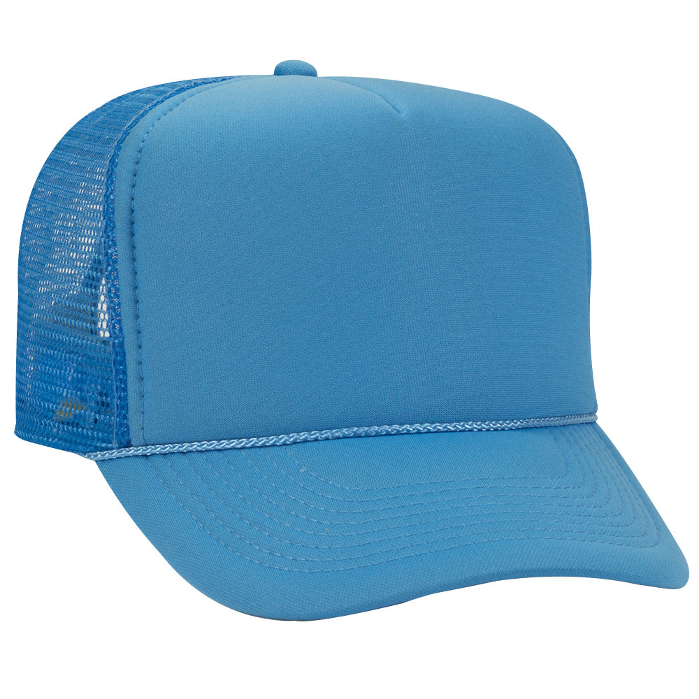39-165 OTTO CAP 5 Panel High Crown Mesh Back Trucker Hat