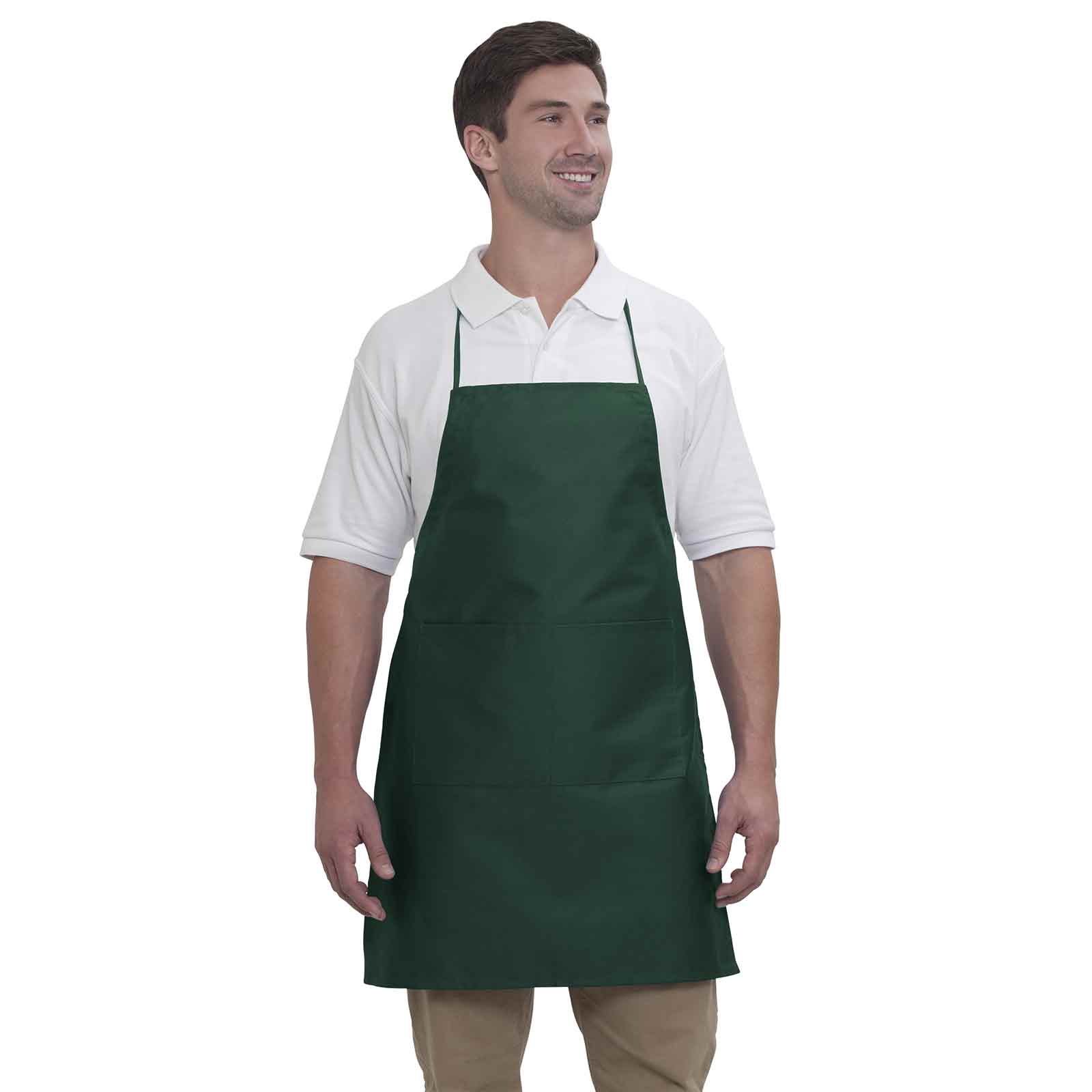 803-401 OTTO 2 Pocket Full Length Adjustable Bib Apron