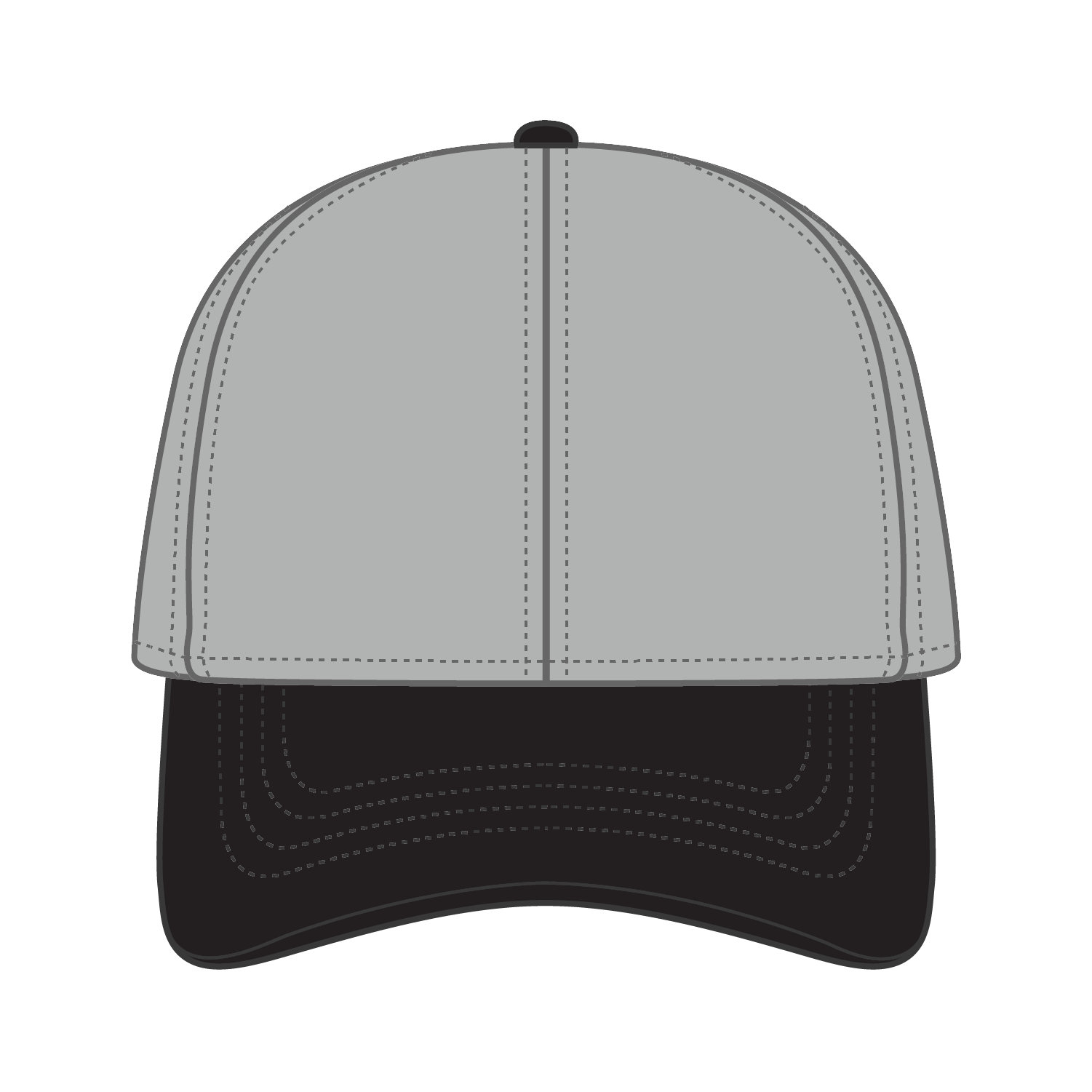 69-291 OTTO CAP 4 Panel Ponytail Cap