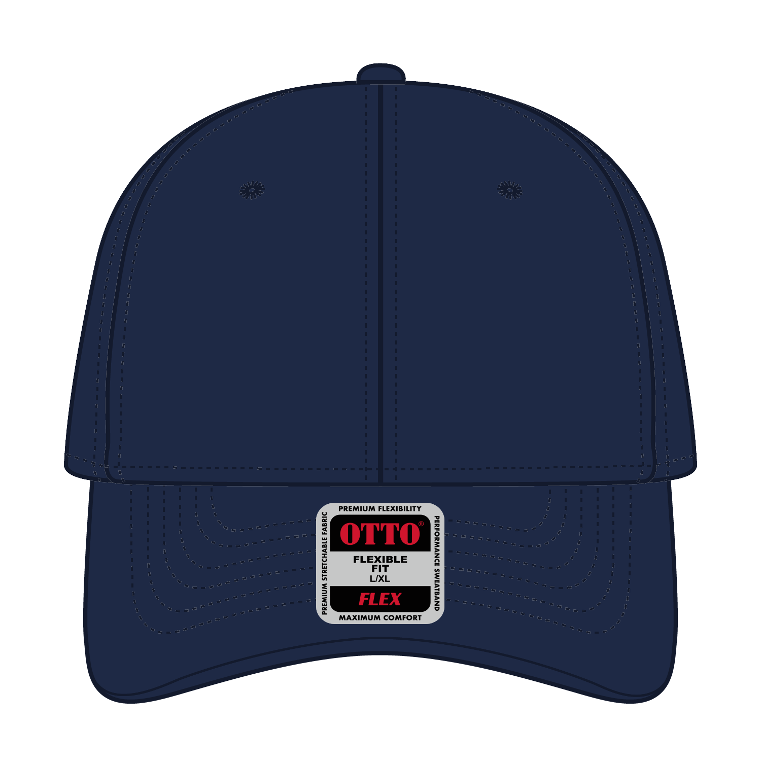11-1257 OTTO CAP "OTTO FLEX" UPF 50+ 6 Panel Low Profile Baseball Cap