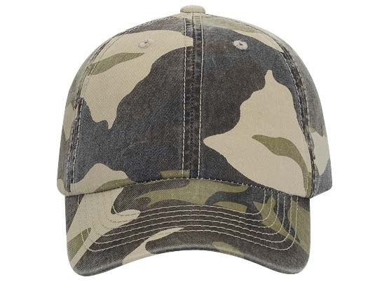 103-713 OTTO CAP Camouflage 6 Panel Low Profile Baseball Cap