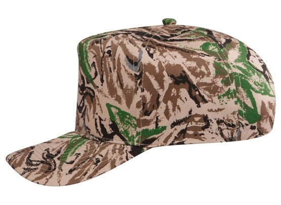 46-047 OTTO CAP Camouflage 5 Panel Mid Profile Baseball Cap