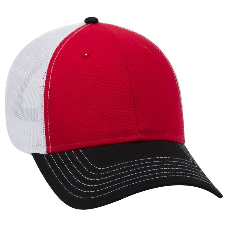 83-1239 OTTO CAP 6 Panel Low Profile Mesh Back Trucker Hat