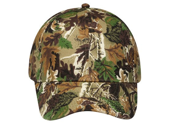 77-379 OTTO CAP "OTTO FLEX" Camouflage 6 Panel Low Profile Baseball Cap