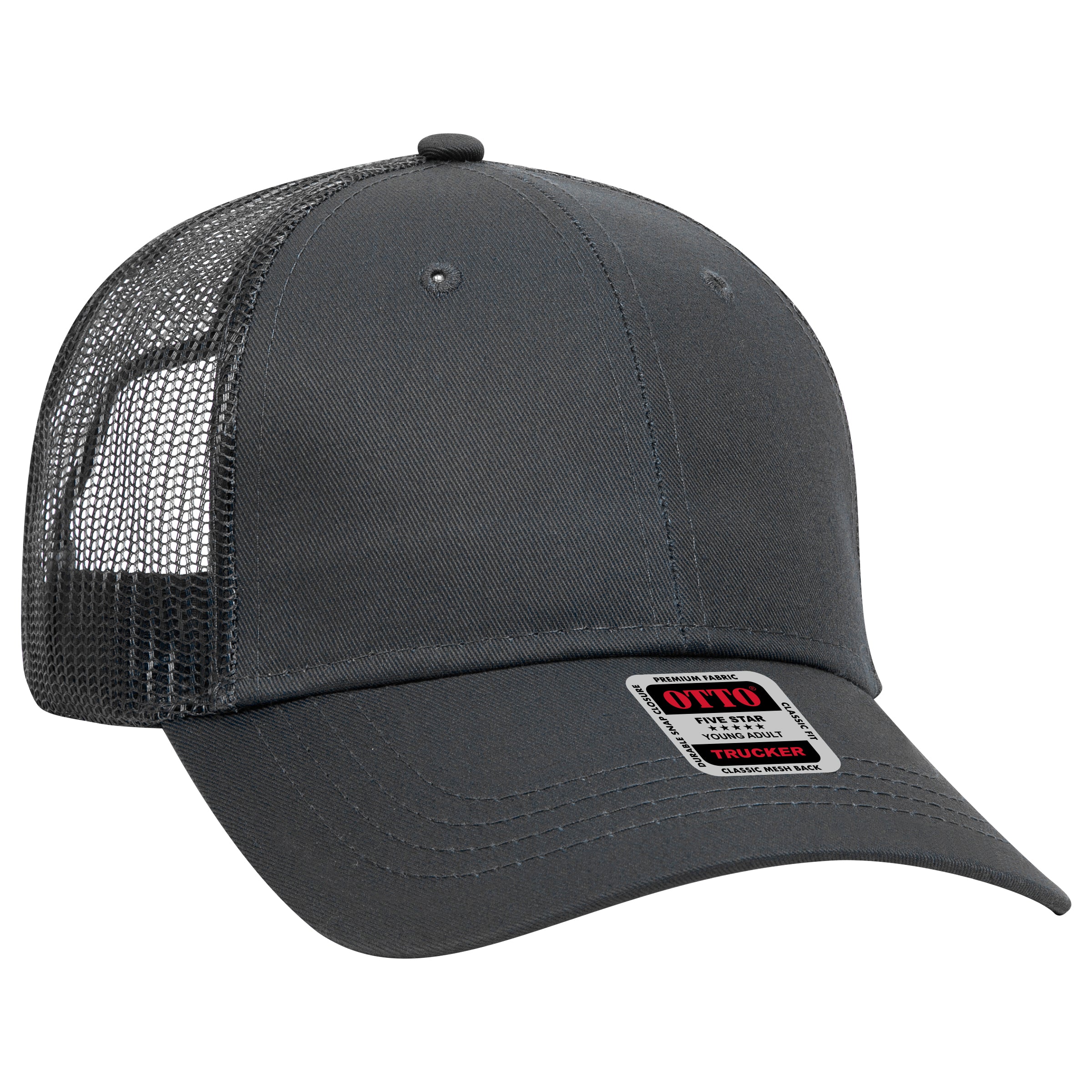83-473 OTTO CAP 6 Panel Low Profile Mesh Back Trucker Hat
