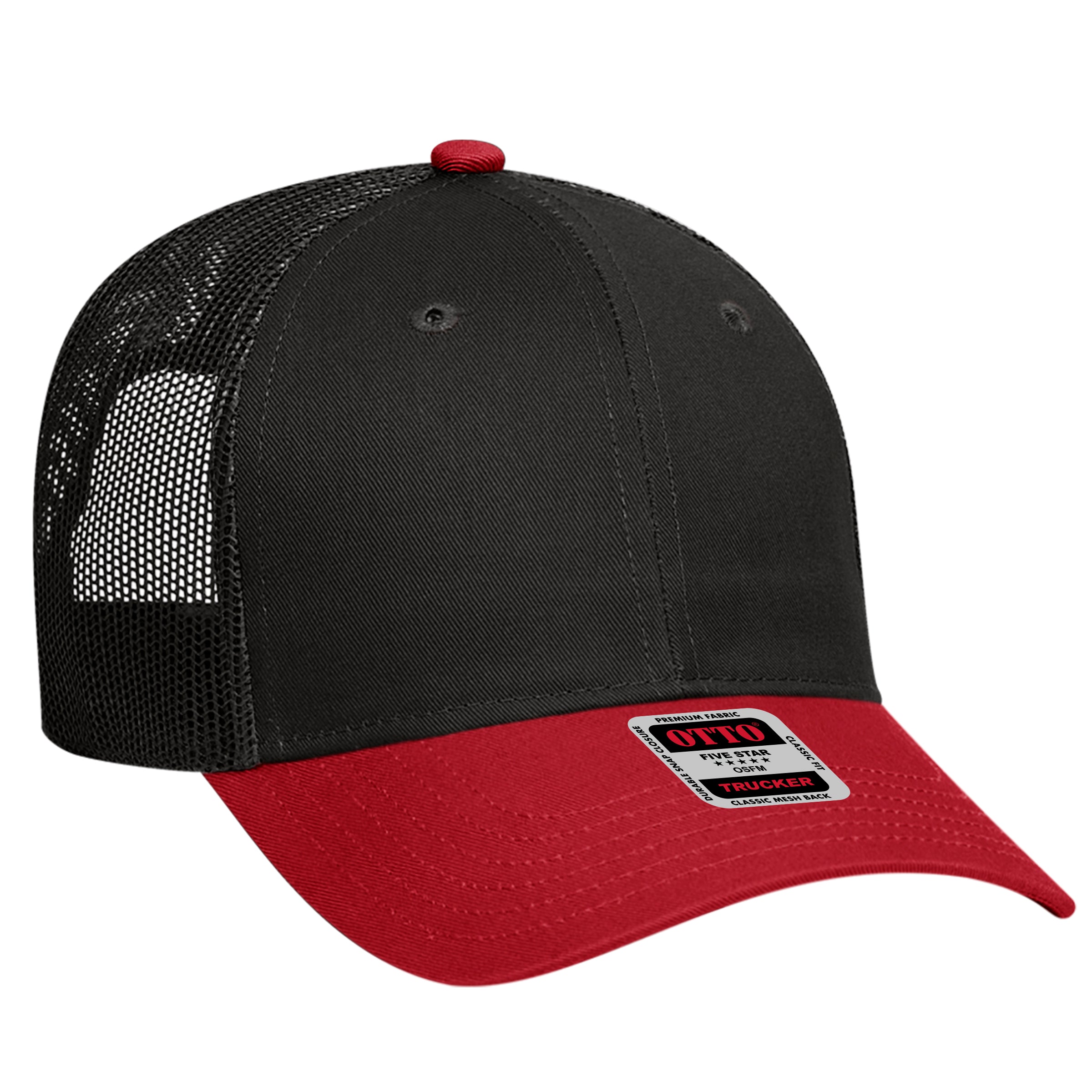83-473 OTTO CAP 6 Panel Low Profile Mesh Back Trucker Hat