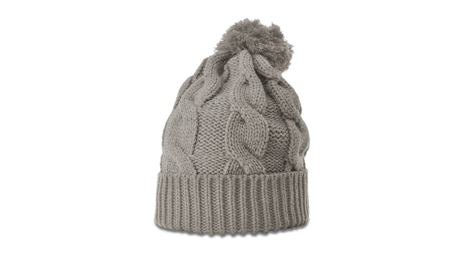 Richardson 141 Chunk Twist Knit Beanie with Cuff &amp; Pom