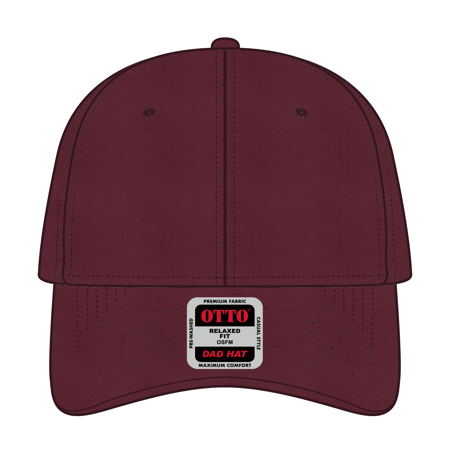 18-692 OTTO CAP 6 Panel Low Profile Dad Hat