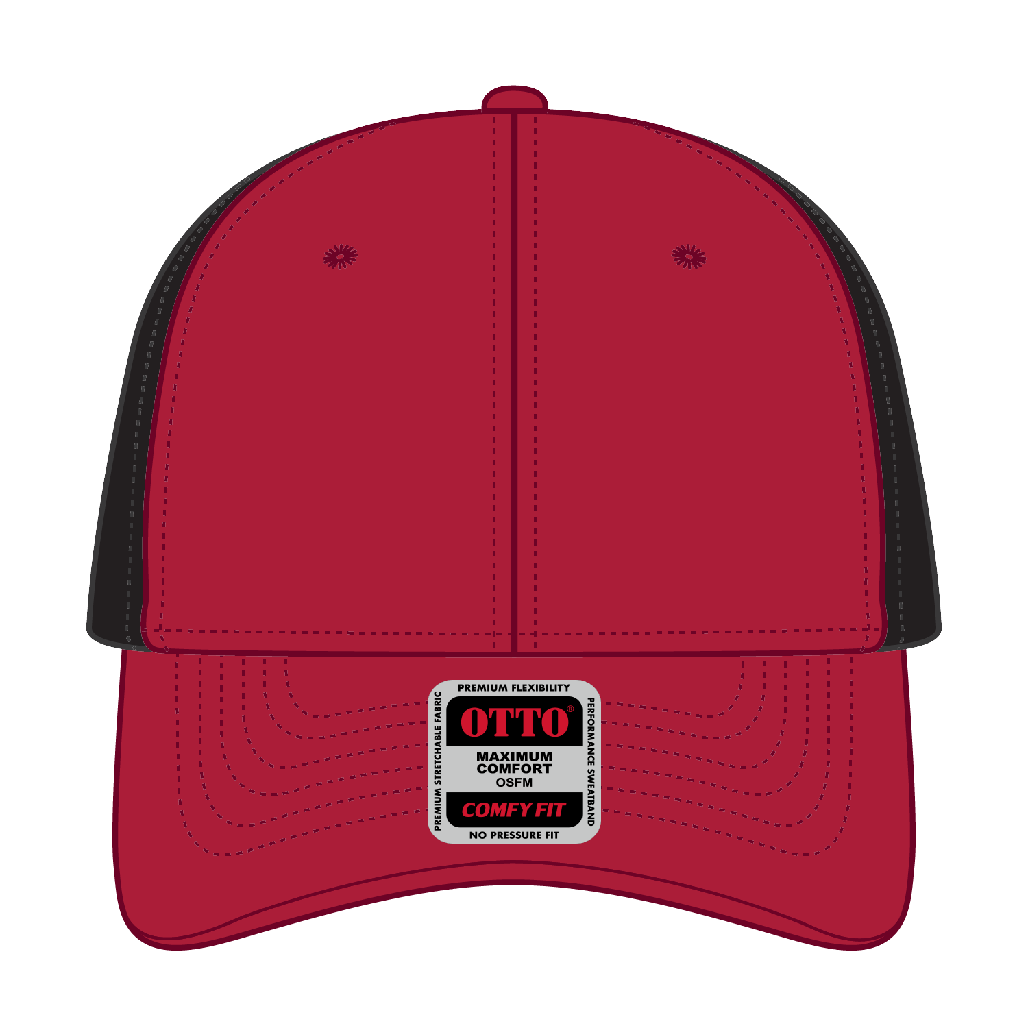 83-1299 OTTO CAP "OTTO COMFY FIT" 6 Panel Low Profile Mesh Back Baseball Cap