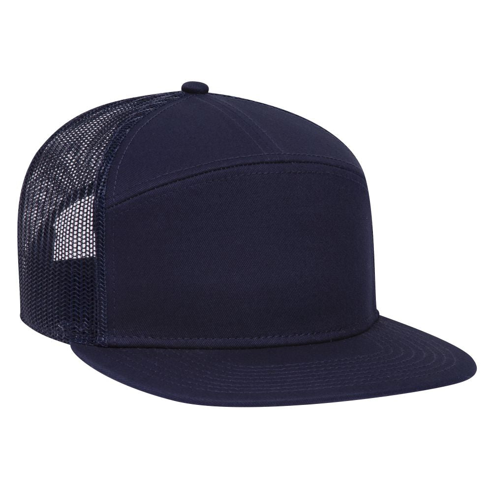 172-1298 OTTO CAP "OTTO SNAP" 7 Panel Mesh Back Trucker Snapback Hat