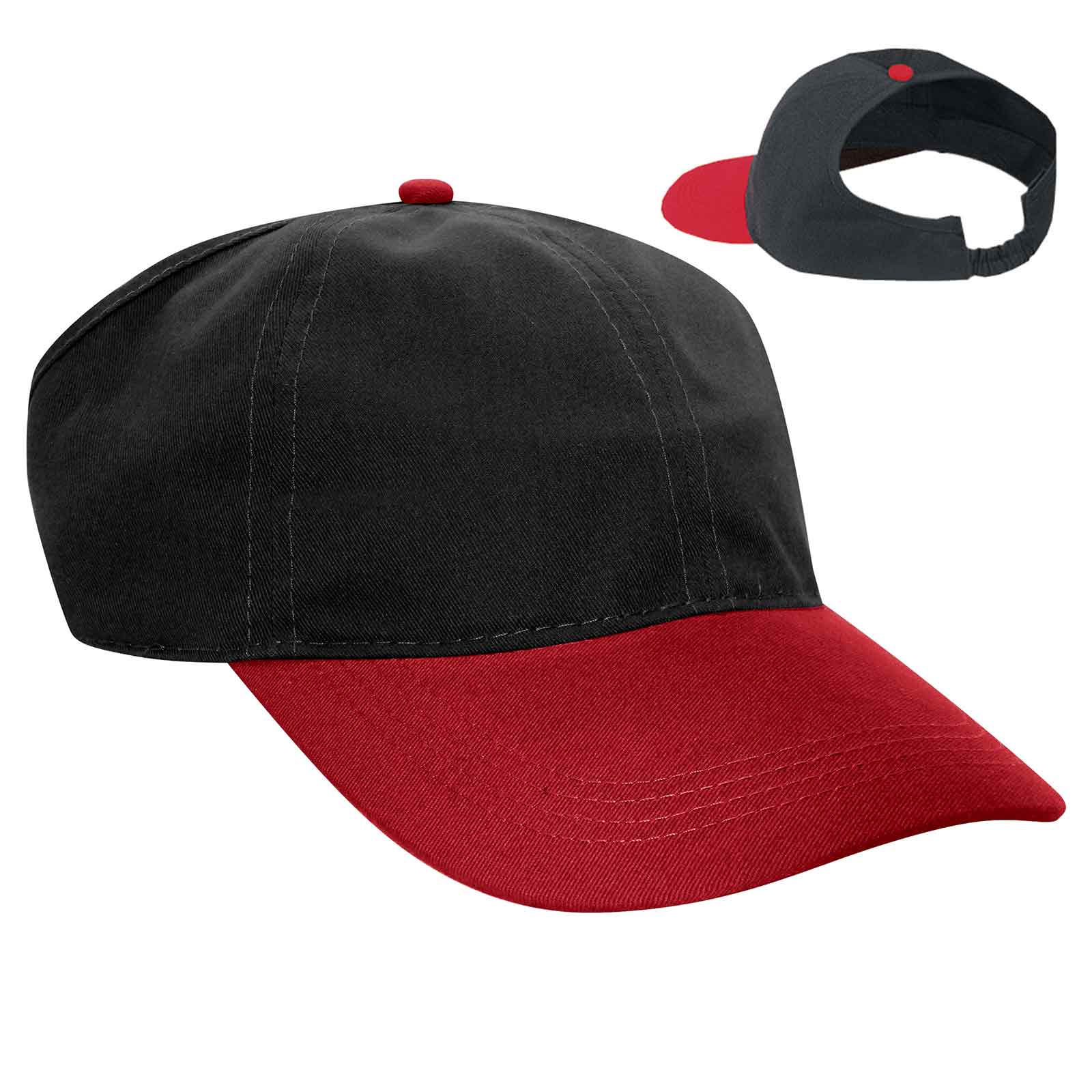 69-291 OTTO CAP 4 Panel Ponytail Cap