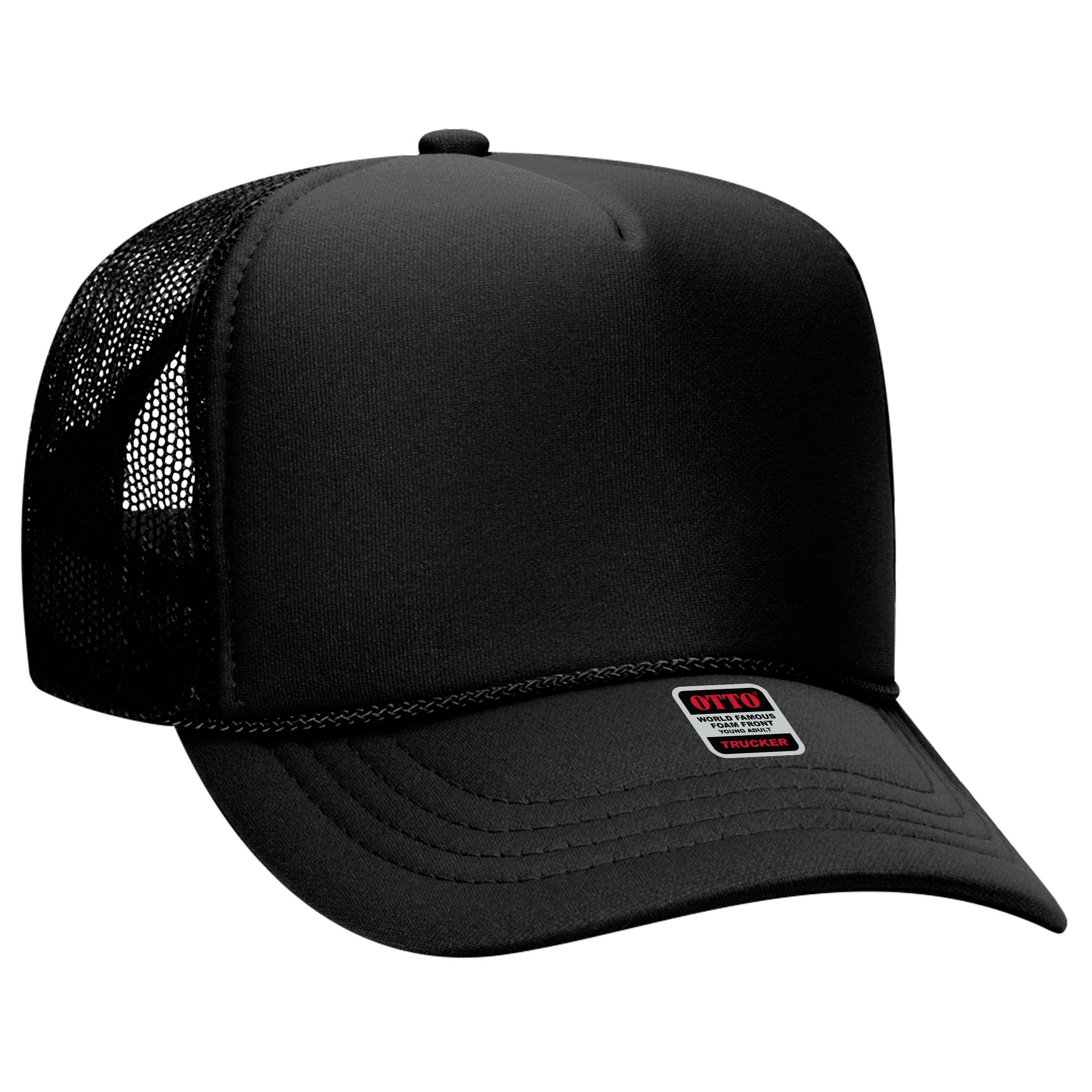 39-165 OTTO CAP 5 Panel High Crown Mesh Back Trucker Hat