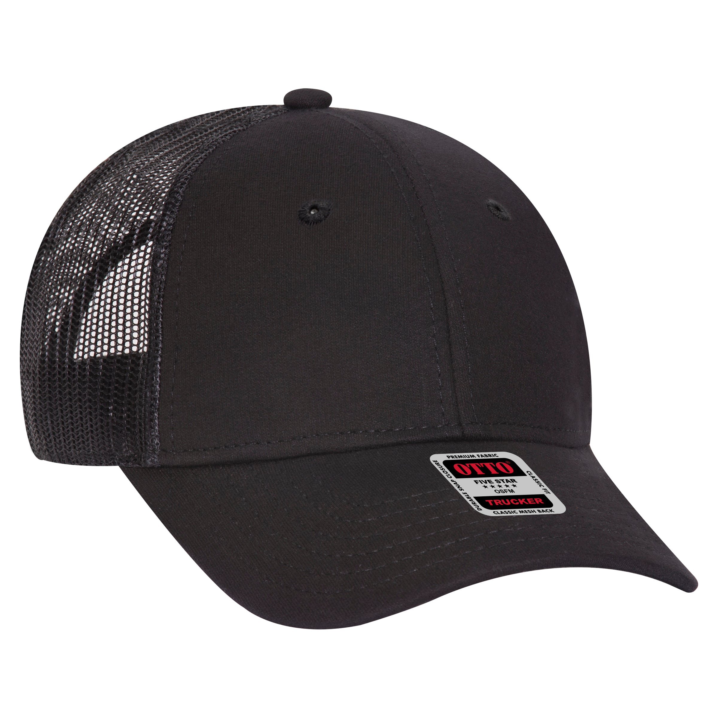 83-932 OTTO CAP 6 Panel Low Profile Mesh Back Trucker Hat