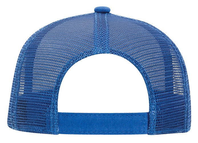 32-934 OTTO CAP 5 Panel Mid Profile Mesh Back Trucker Hat