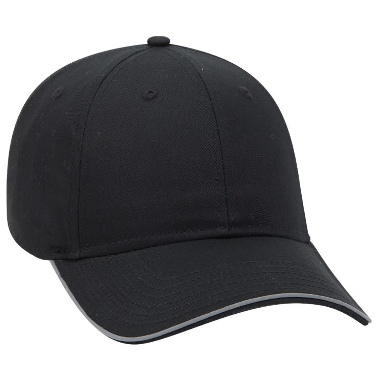 19-1261 OTTO CAP Reflective 6 Panel Low Profile Baseball Cap