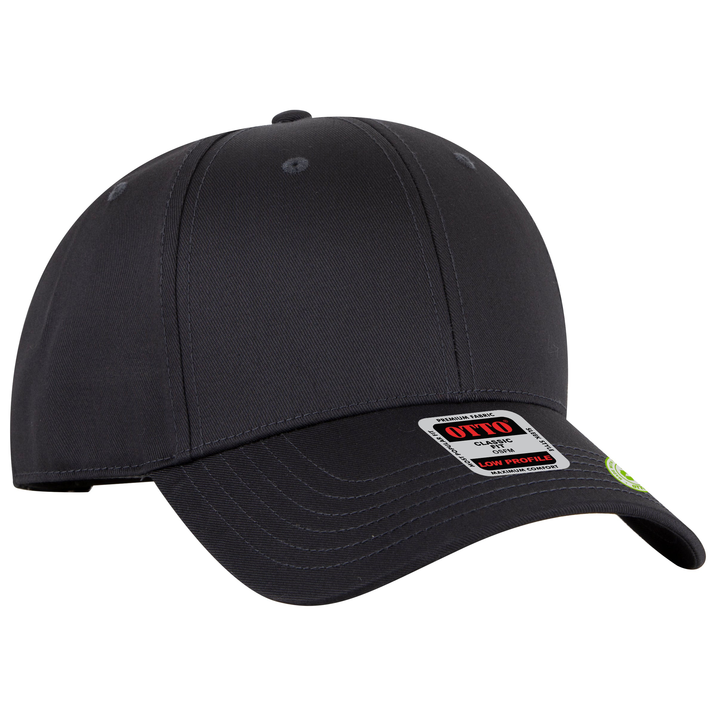 19-6 OTTO CAP 6 Panel Low Profile Style Baseball Cap 19-6