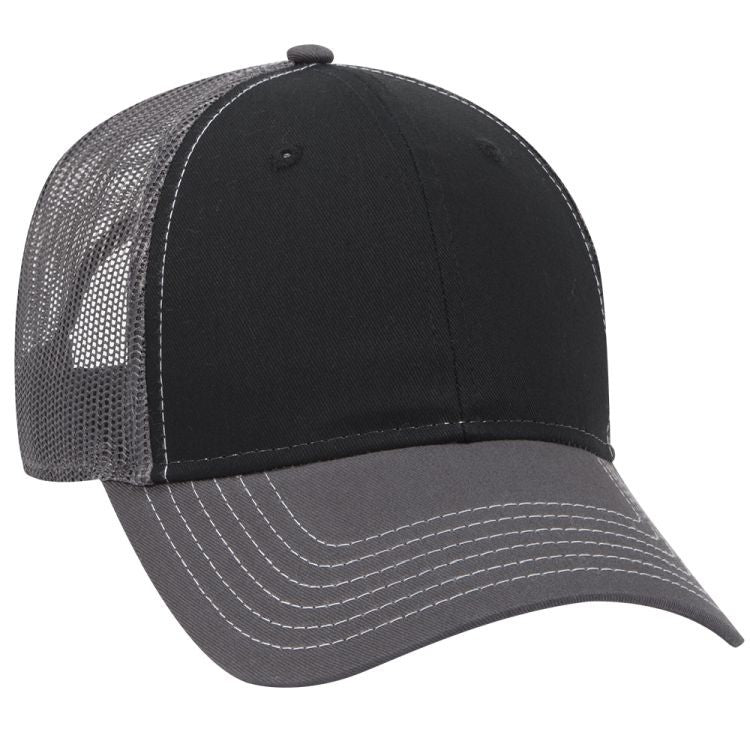83-1239 OTTO CAP 6 Panel Low Profile Mesh Back Trucker Hat