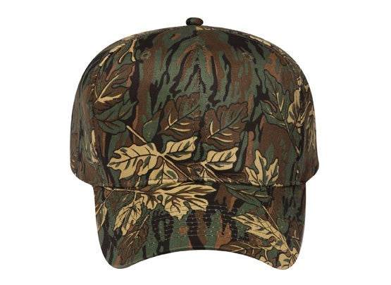 44-051 OTTO CAP Camouflage 6 Panel Mid Profile Baseball Cap