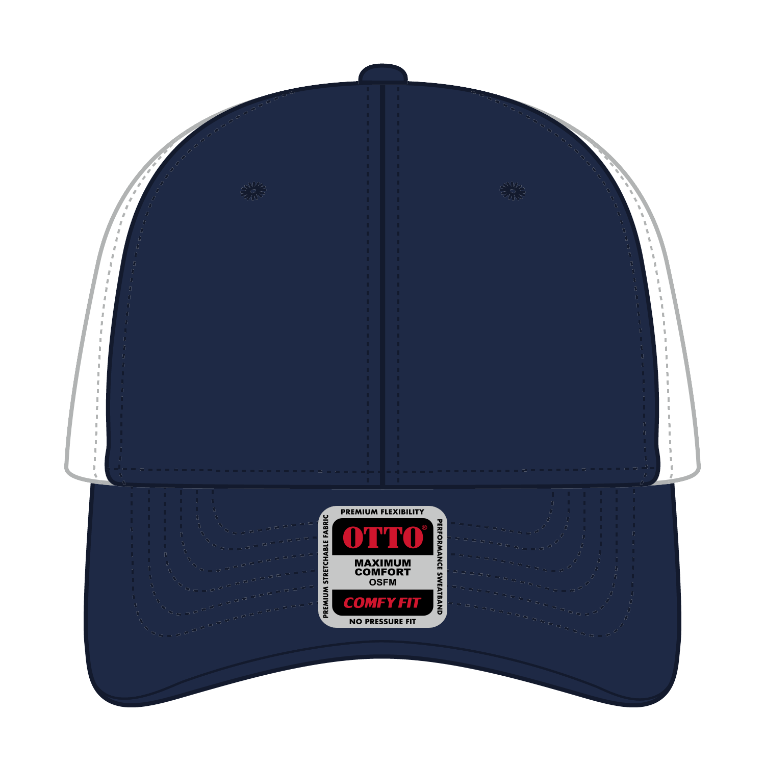 83-1299 OTTO CAP "OTTO COMFY FIT" 6 Panel Low Profile Mesh Back Baseball Cap