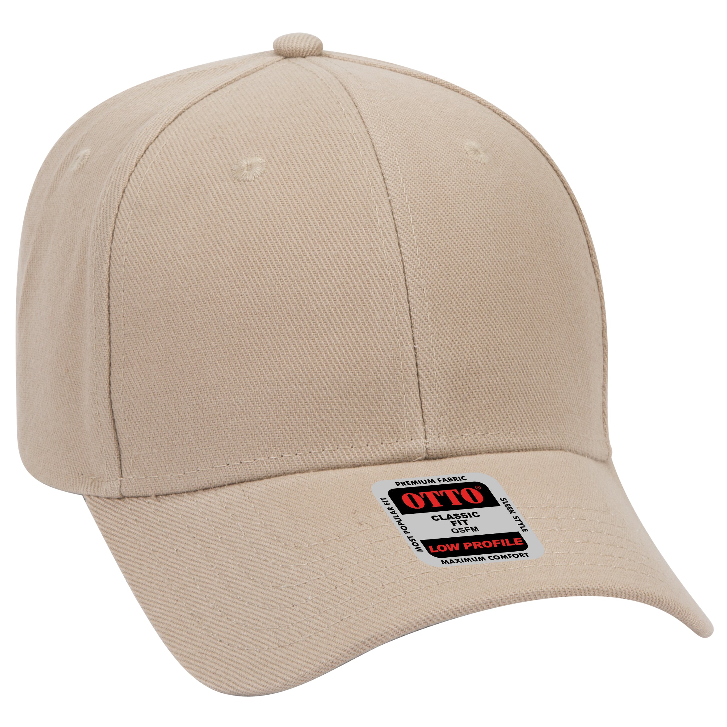 19-609 OTTO CAP 6 Panel Low Profile Baseball Cap