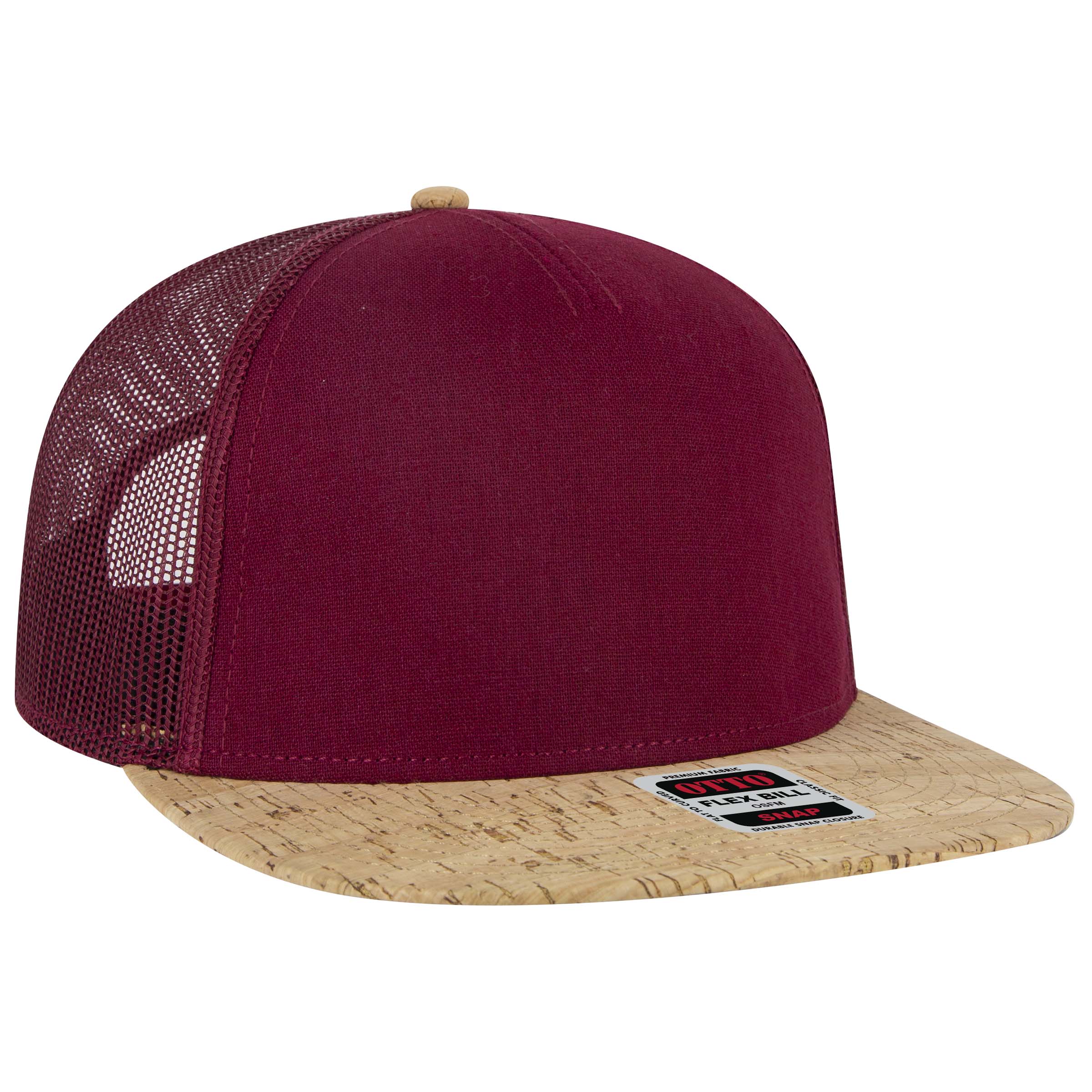 154-1174 OTTO CAP "OTTO SNAP" 5 Panel Pro Style Mesh Back Trucker Snapback Hat