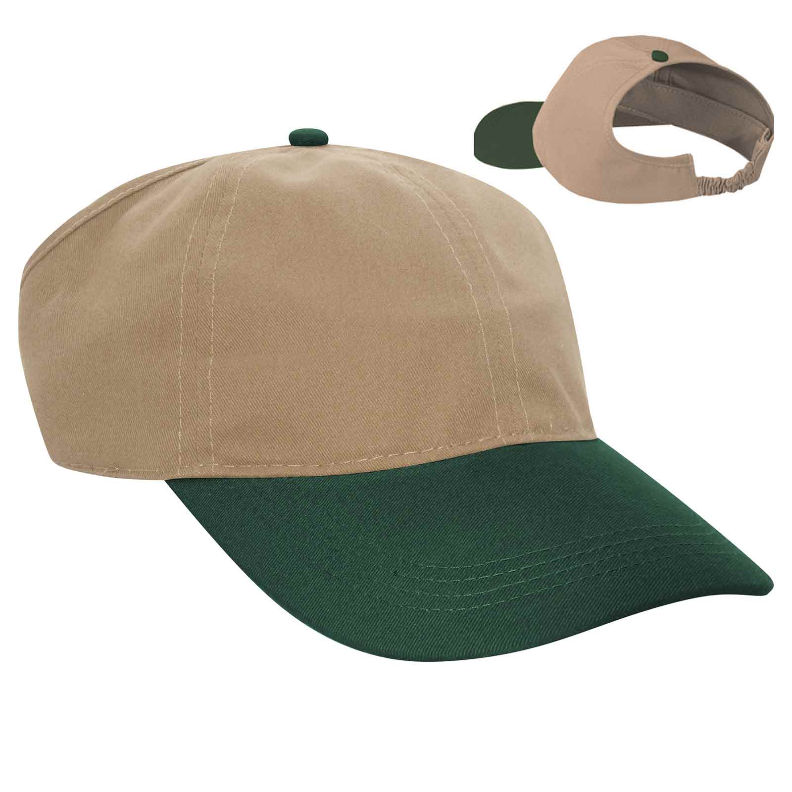 69-291 OTTO CAP 4 Panel Ponytail Cap