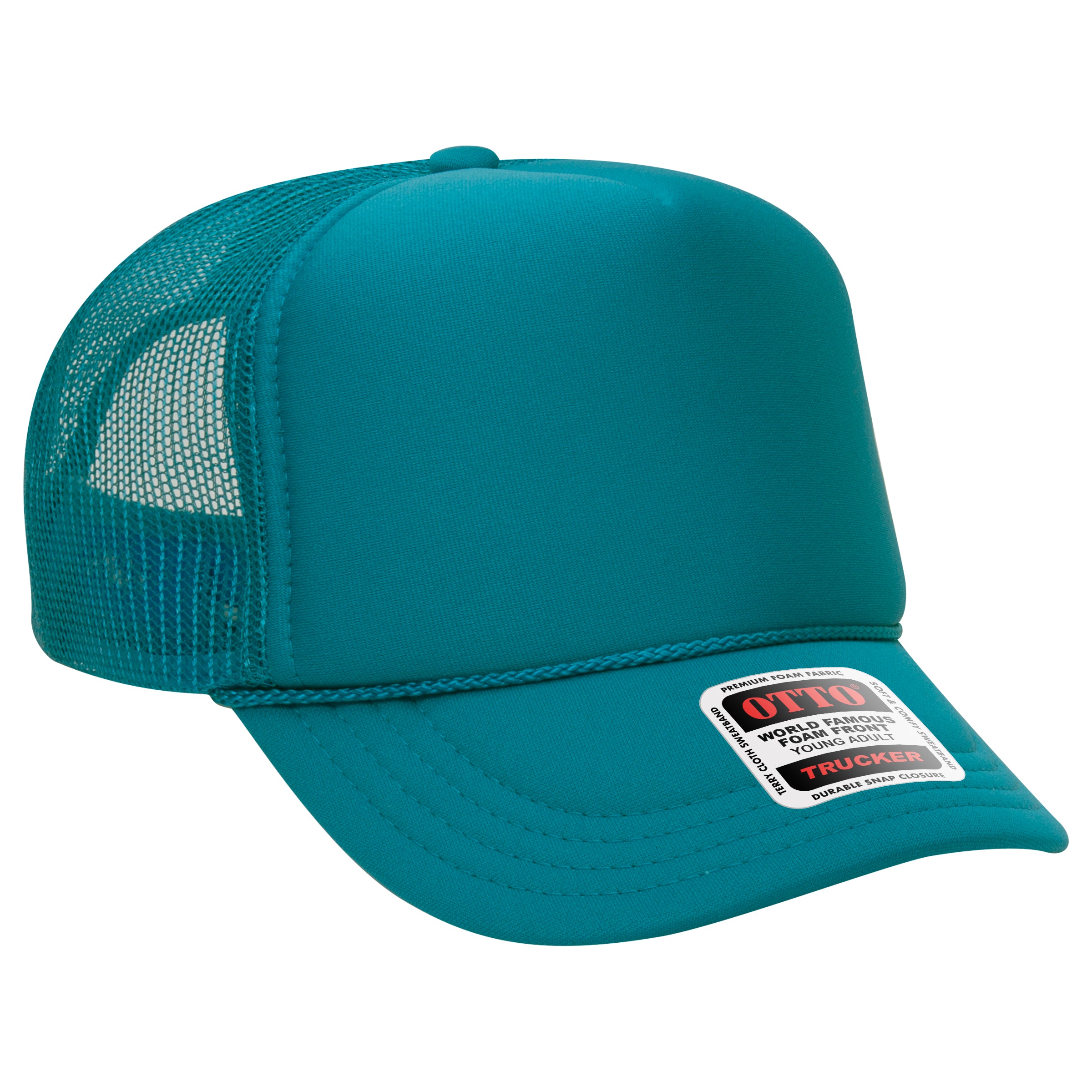39-165 OTTO CAP 5 Panel High Crown Mesh Back Trucker Hat