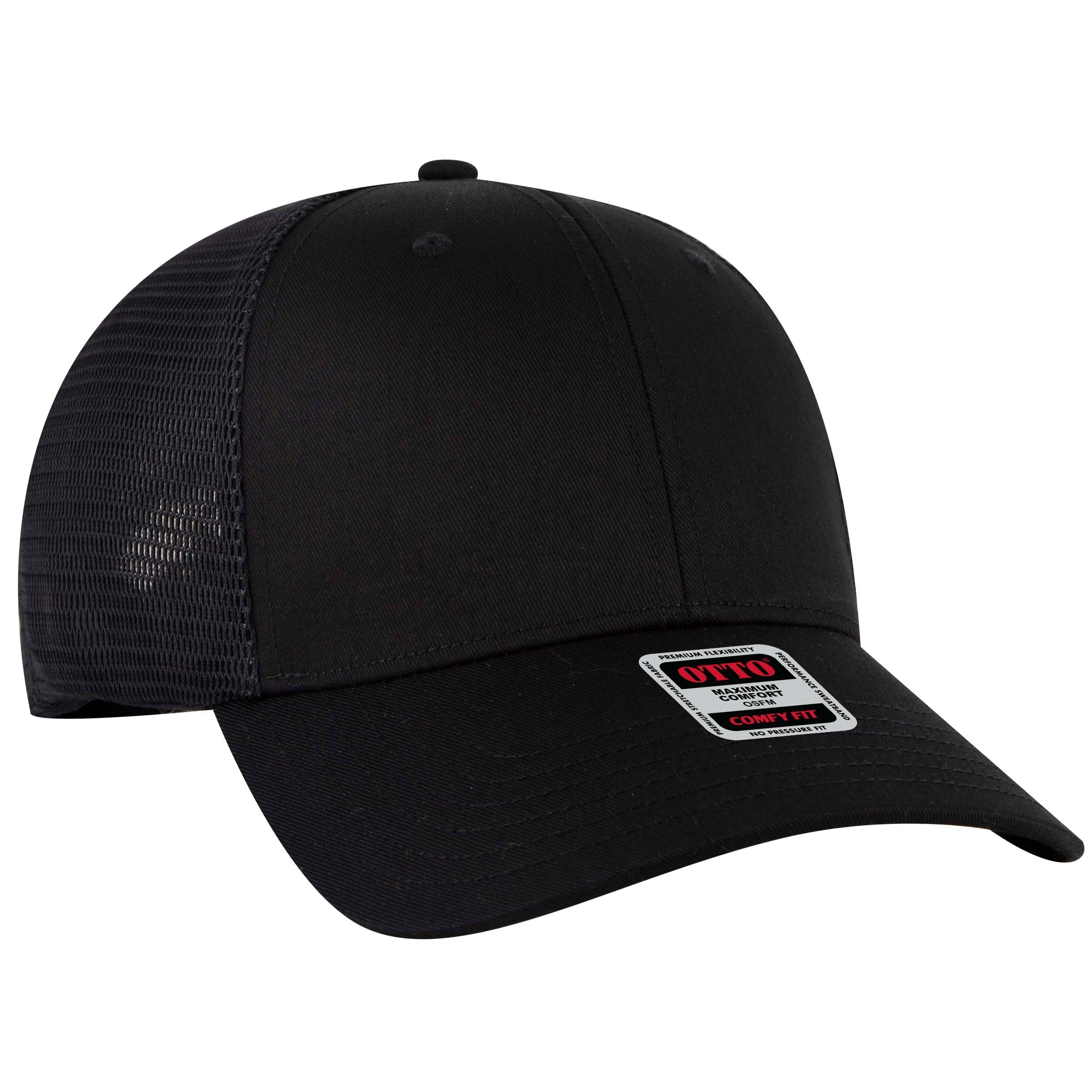 83-2 OTTO CAP "OTTO COMFY FIT" 6 Panel Low Profile Mesh Back Trucker Hat