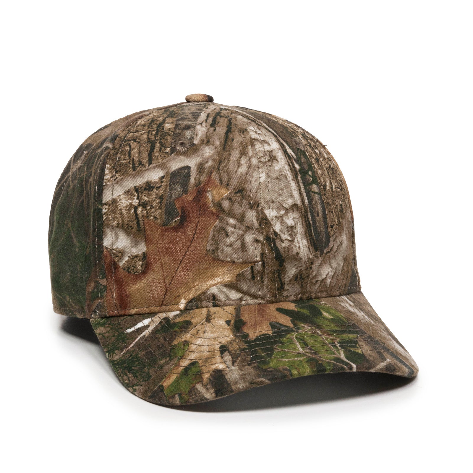 Outdoor Cap 350 Camo Solid Back Cap