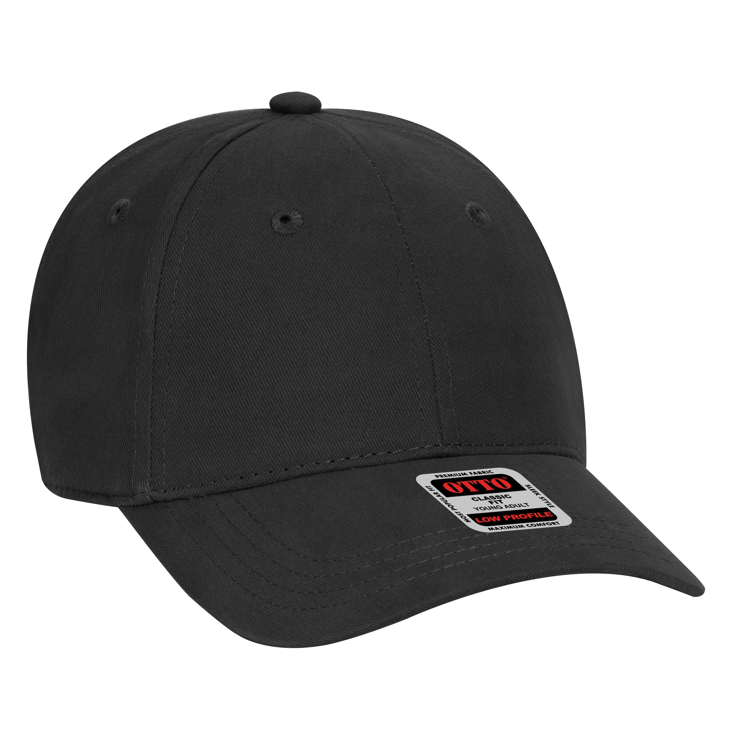 19-503 OTTO CAP 6 Panel Low Profile Baseball Cap