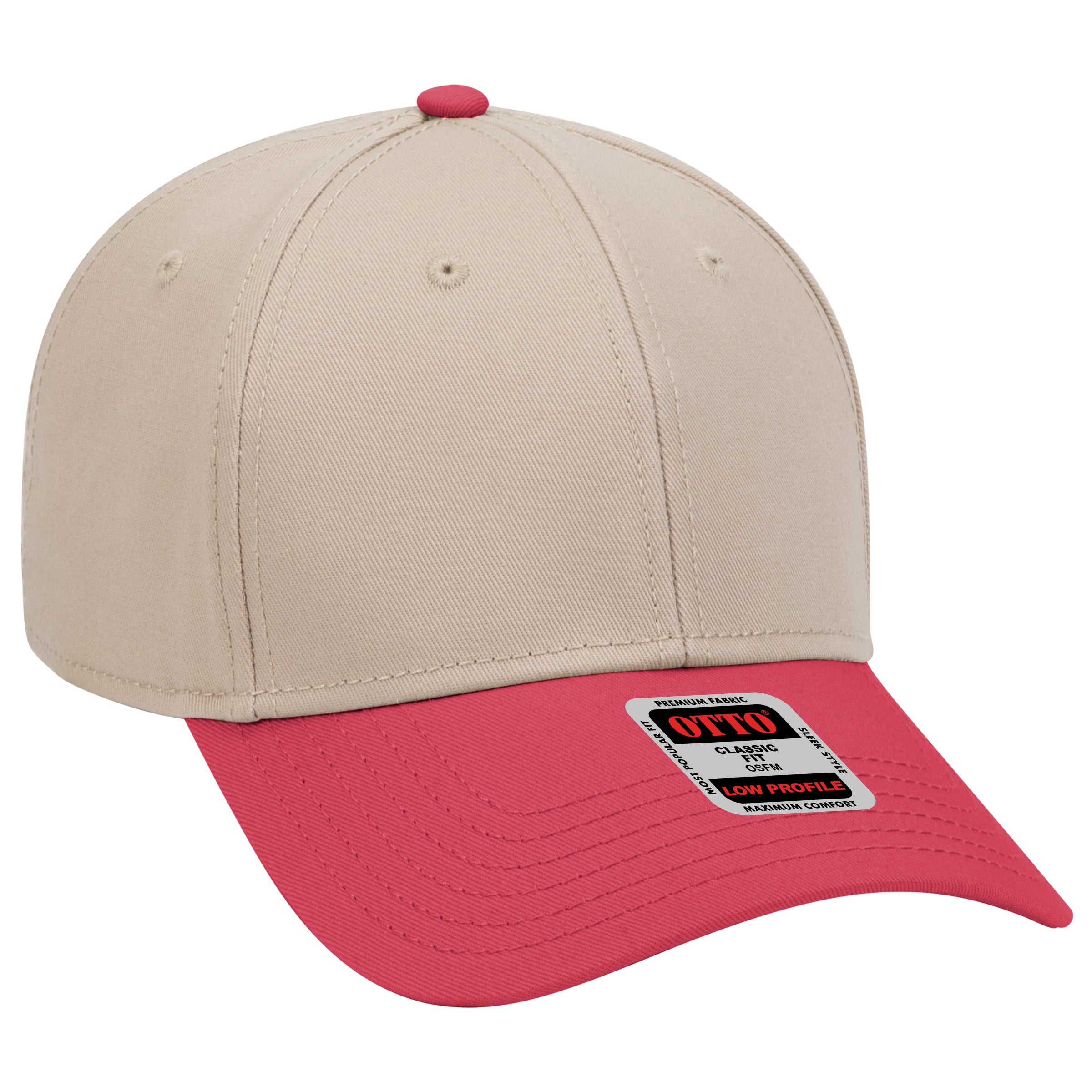19-768 OTTO CAP 6 Panel Low Profile Baseball Cap