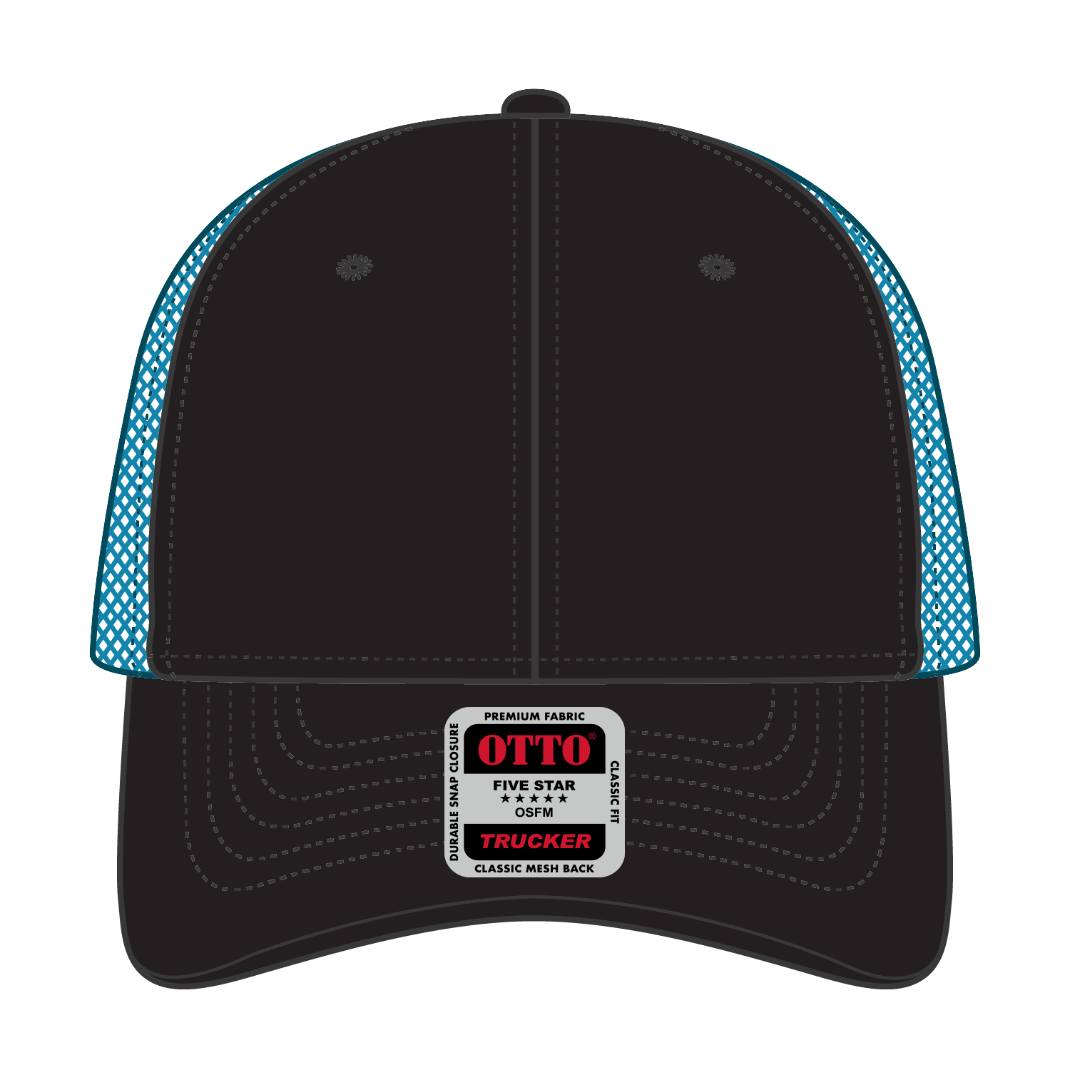 83-473 OTTO CAP 6 Panel Low Profile Mesh Back Trucker Hat