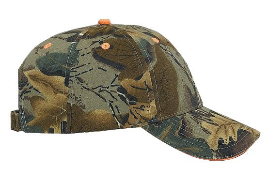 71-841 OTTO CAP Camouflage 6 Panel Low Profile Baseball Cap