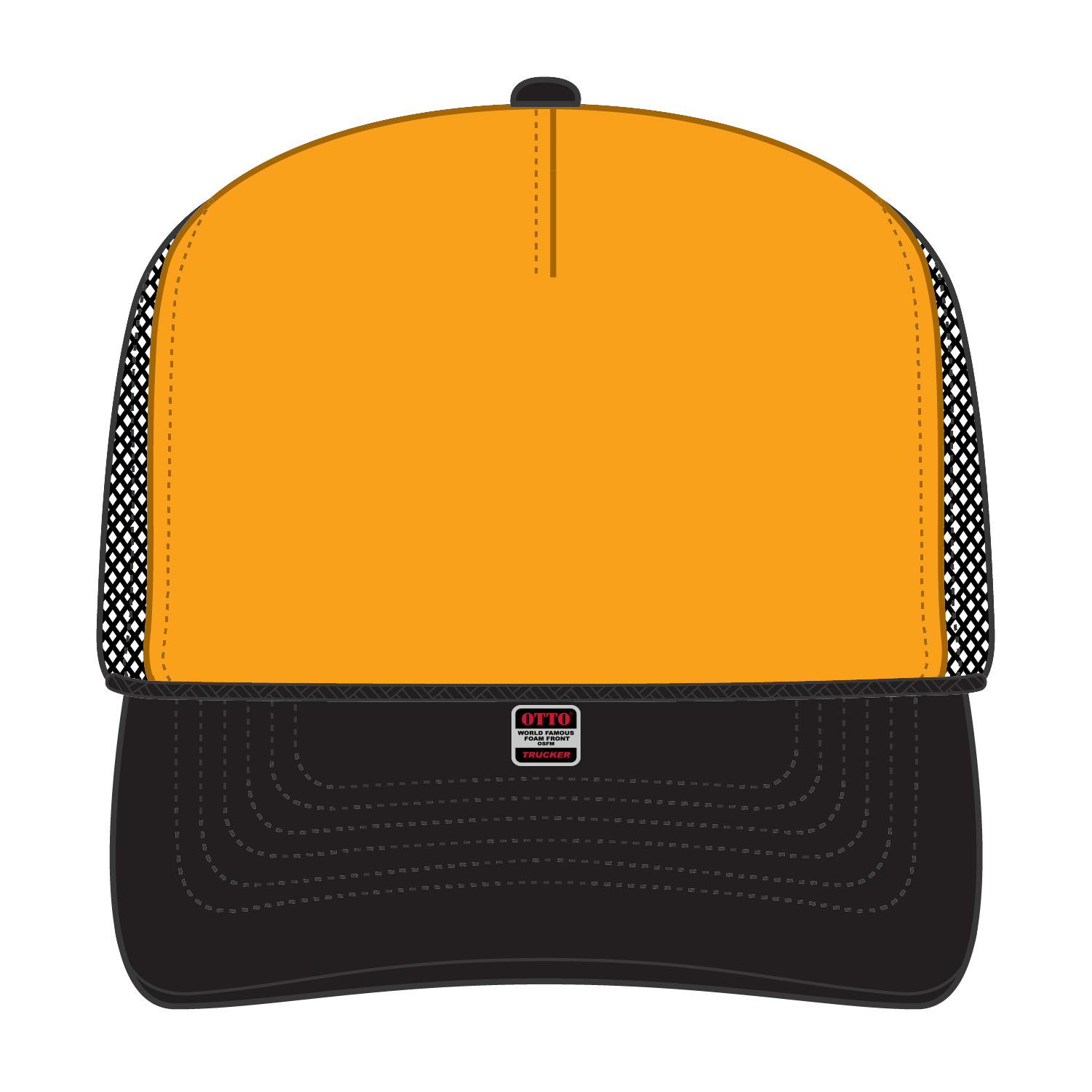 39-165 OTTO CAP 5 Panel High Crown Mesh Back Trucker Hat