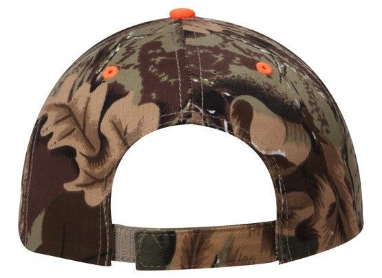 71-602 OTTO CAP Camouflage 6 Panel Low Profile Baseball Cap