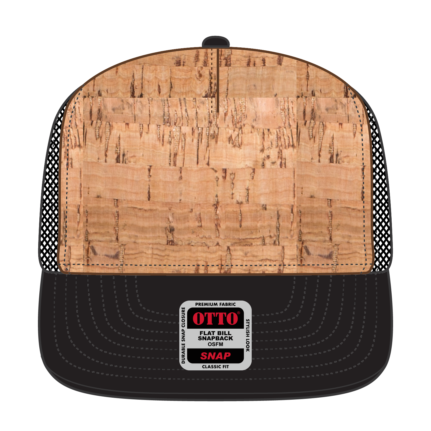 154-1174 OTTO CAP "OTTO SNAP" 5 Panel Pro Style Mesh Back Trucker Snapback Hat