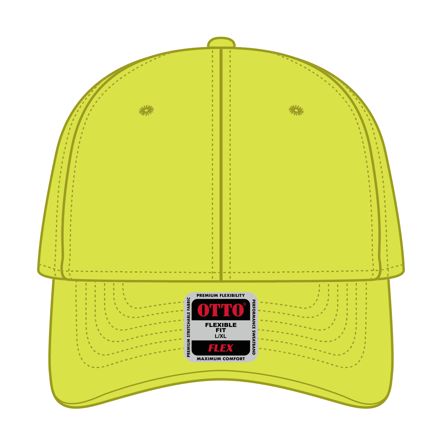 11-1257 OTTO CAP "OTTO FLEX" UPF 50+ 6 Panel Low Profile Baseball Cap