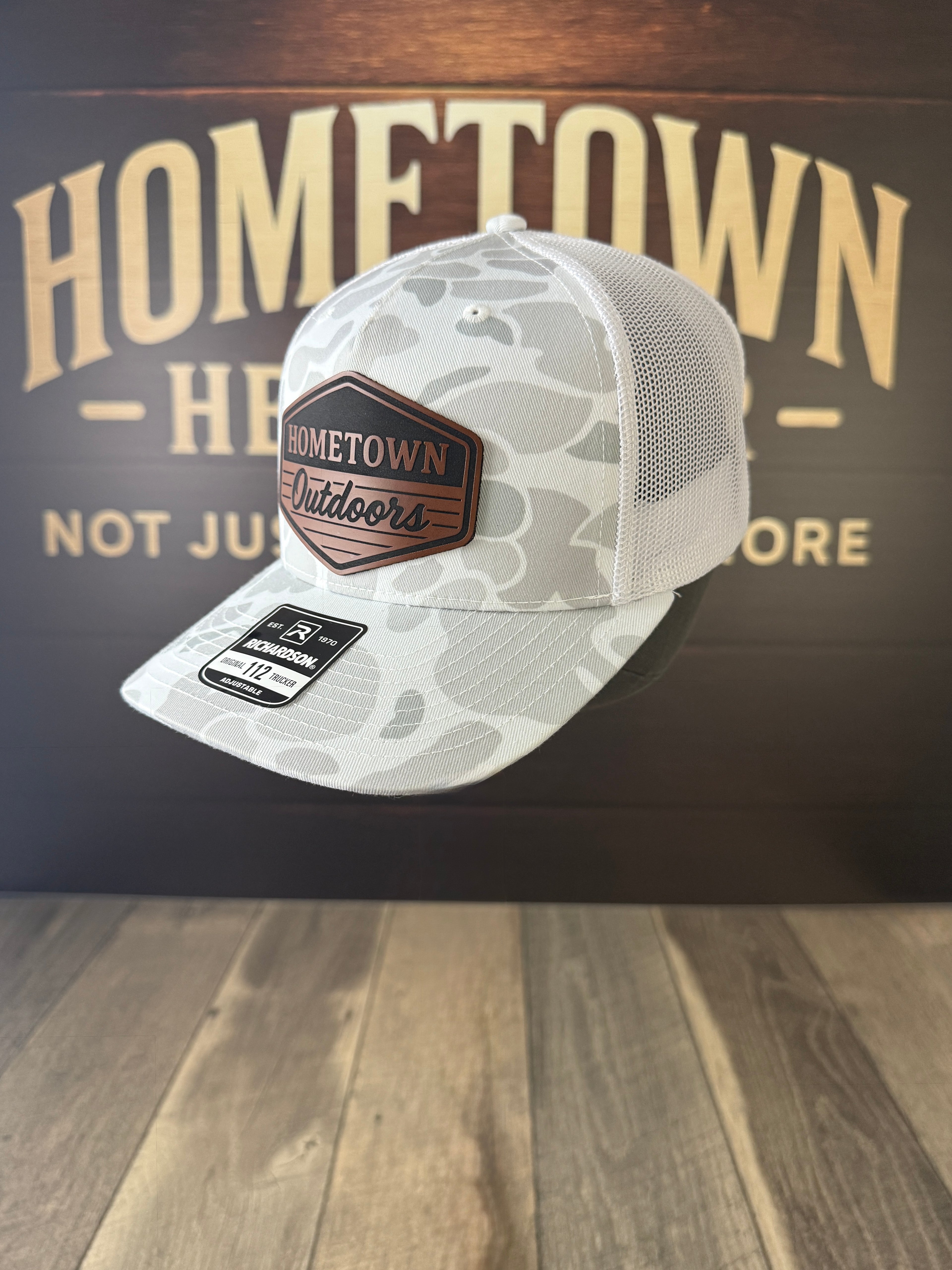 Signature Leatherette sheet in Walnut to Black gradient, size 12" × 24".