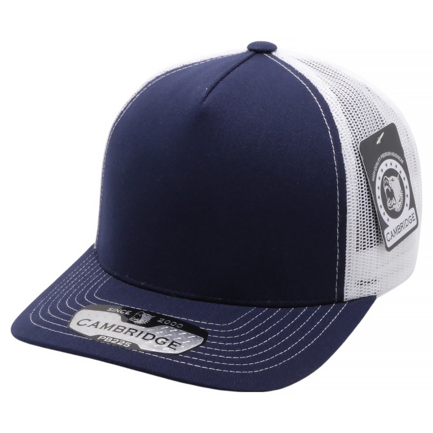 SKU:225-NAVY-WHT|COLOR:Navy/White