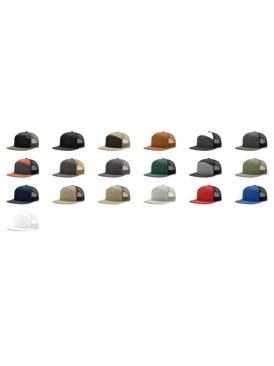 Richardson 168 7-Panel Trucker Cap in various colors, high-profile design.